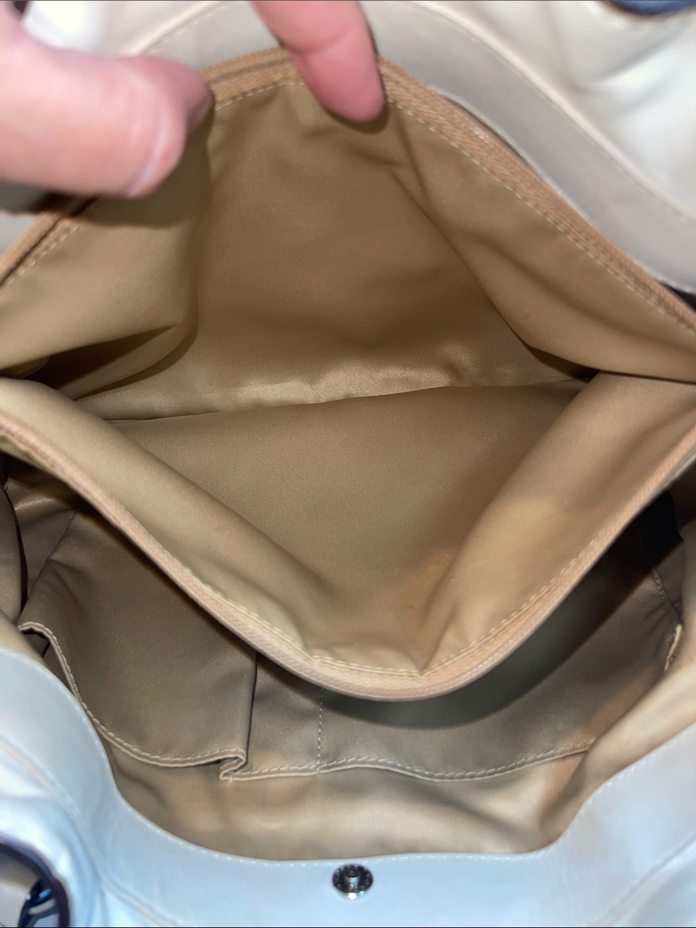 Coach G1085-F14686 Penelope Crème Pebbled Leather Tote/Shoulder Bag Ivory Cream - Picture 14 of 14